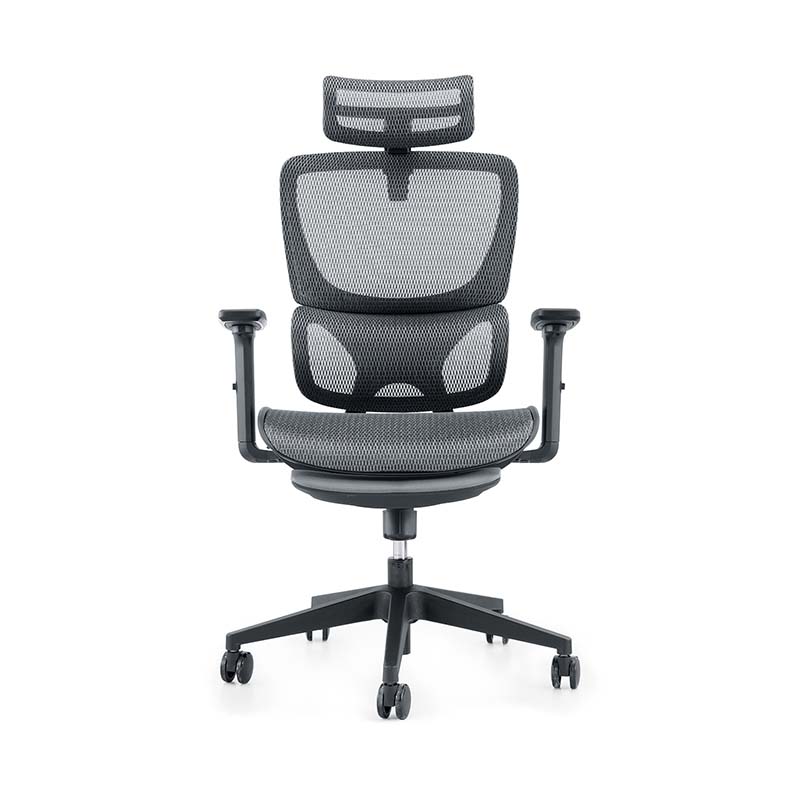 High Back Support Staff Premium Mesh Office Chair Ergonomic With Footrest